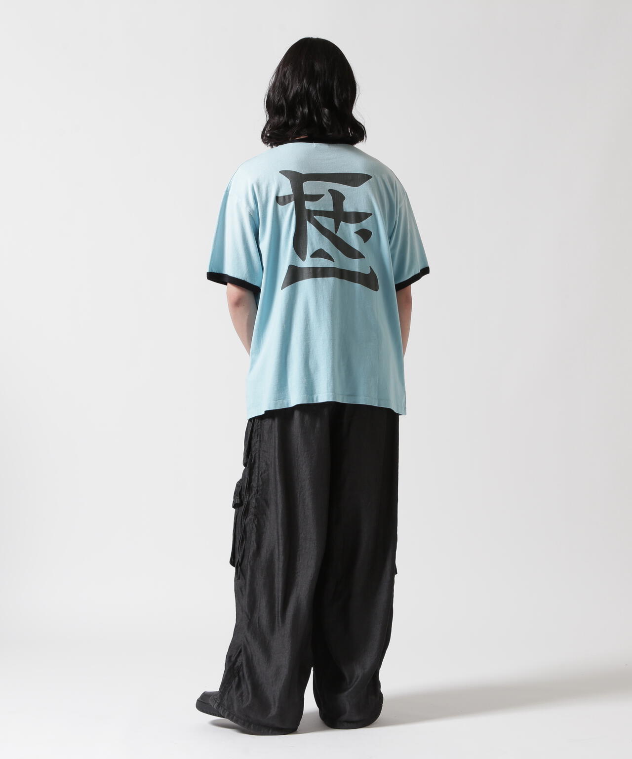 F-LAGSTUF-F/フラグスタフ/RINGER TEE(KANJI LOGO)