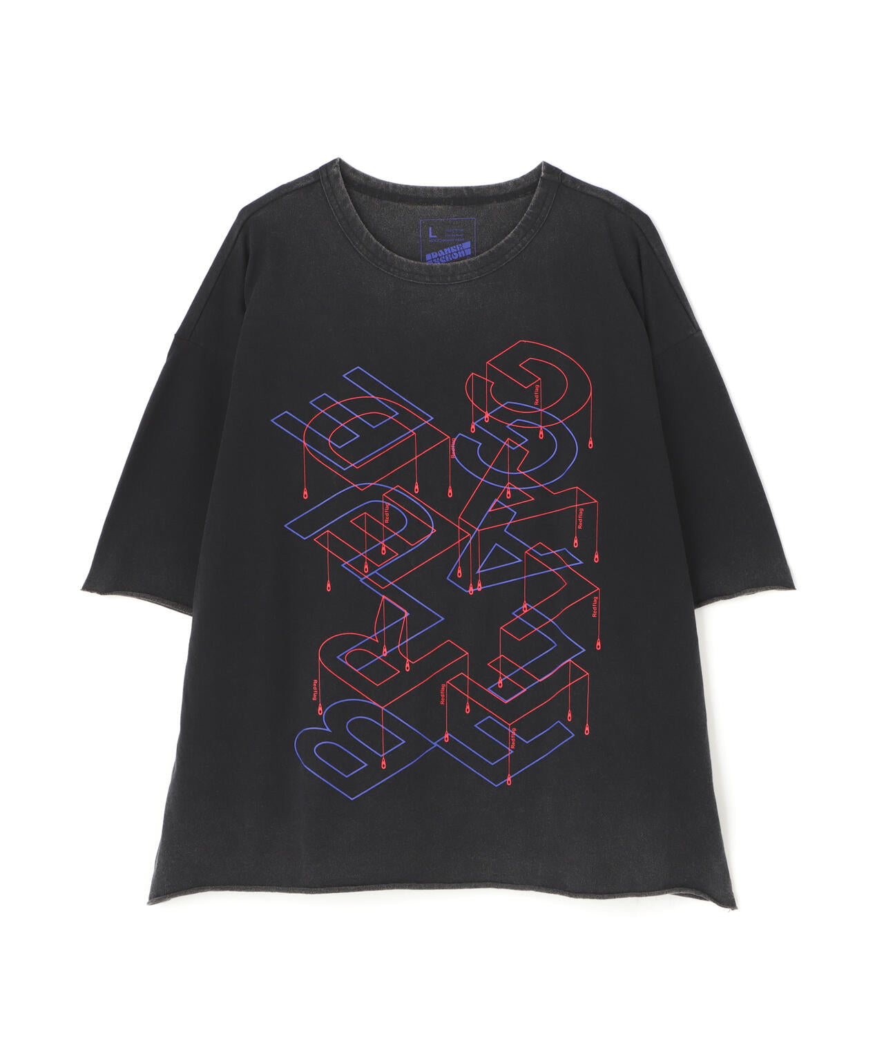 DankeSchon/ダンケシェーン/CUTOFF S/S TEE REDFLAG