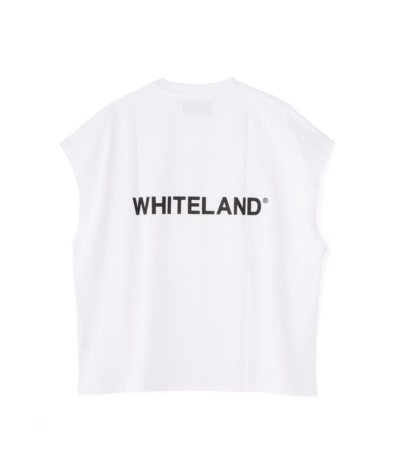 【WEB&DEPOT限定】WHITELAND/ホワイトランド/OWL LOGO NOSLEEVE TEE