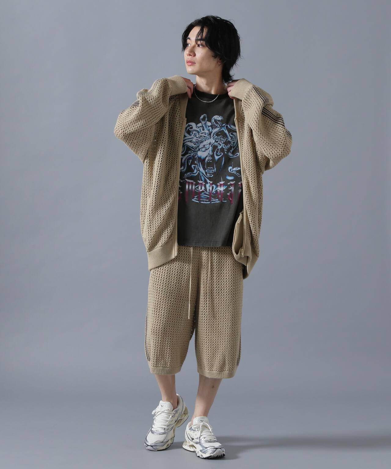 DankeSchon/ダンケシェーン/MESHKNIT TRACK JACKET