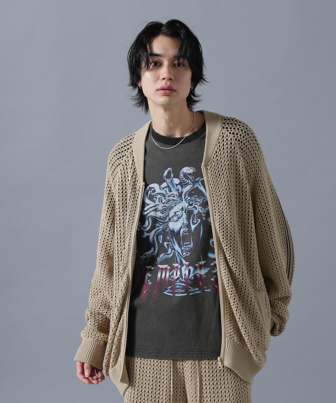 DankeSchon/ダンケシェーン/MESHKNIT TRACK JACKET