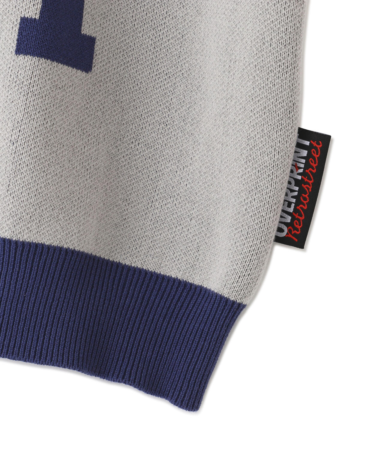 overprint/オーバープリント/78 V NECK COTTON KNIT