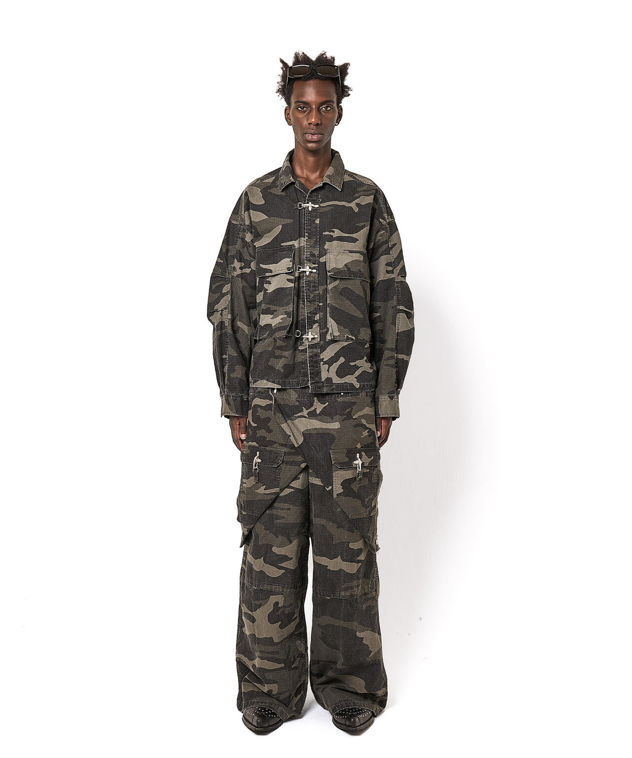 DankeSchon/ダンケシェーン/RIPSTOP CARGO SHIRT