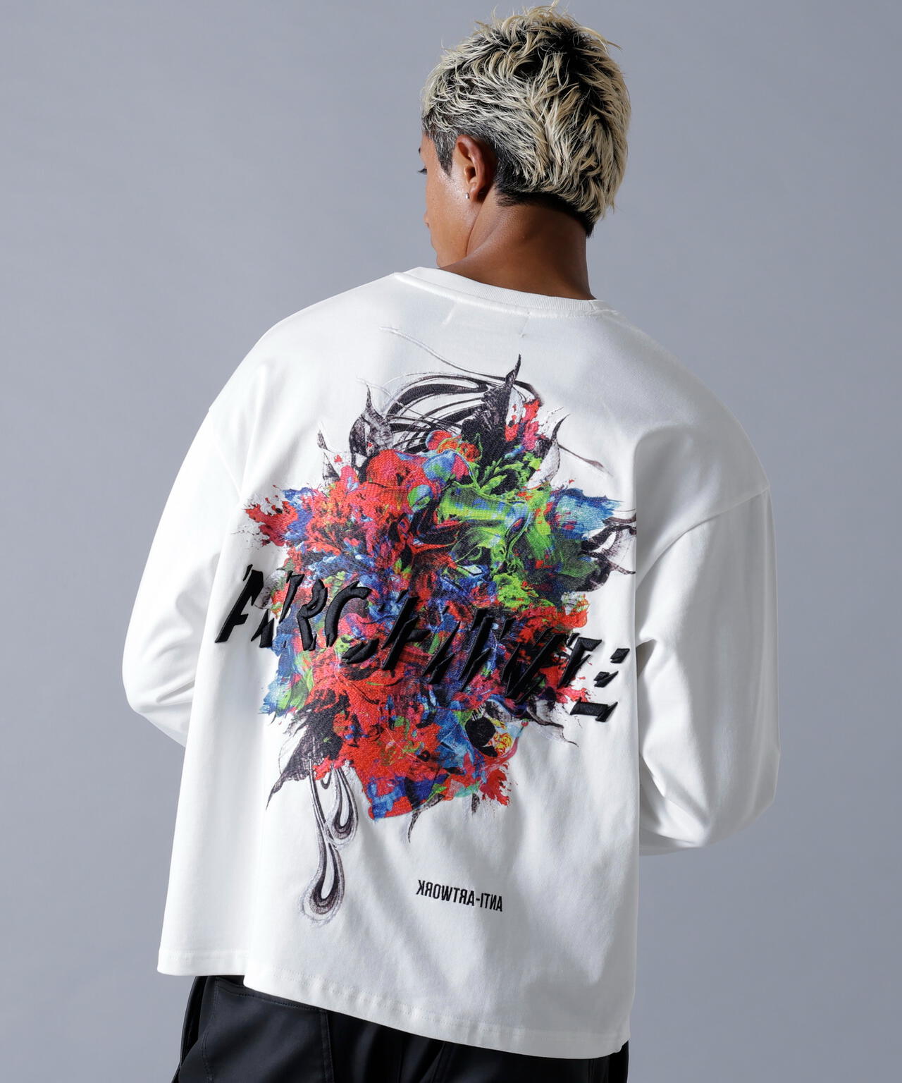 A4A/エーフォーエー/LS TEE FLOWER