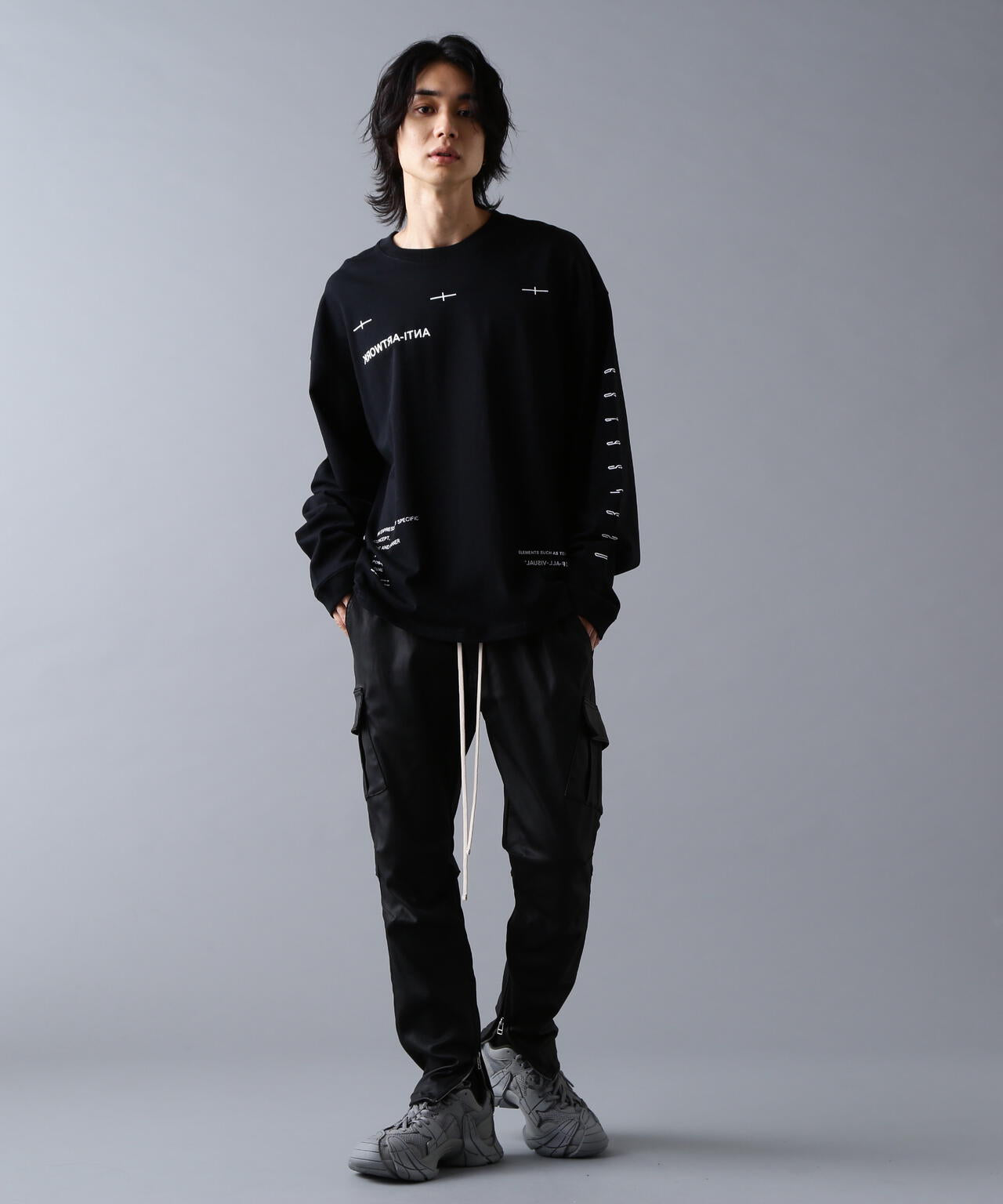 A4A/エーフォーエー/L/S TEE NUMBER