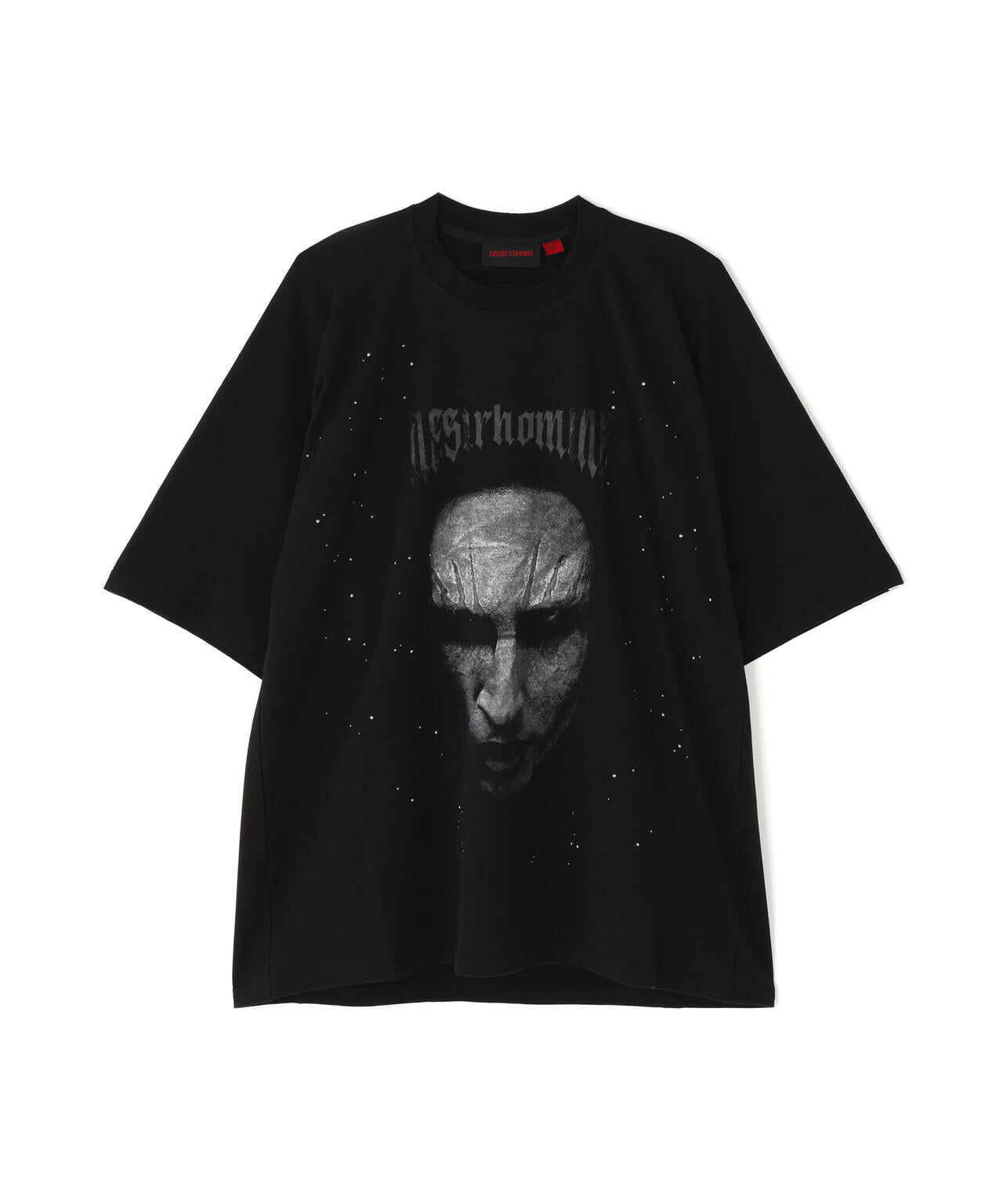 Aesir Studios/アースィアスタジオ/RHINESTONE T-SHIRT