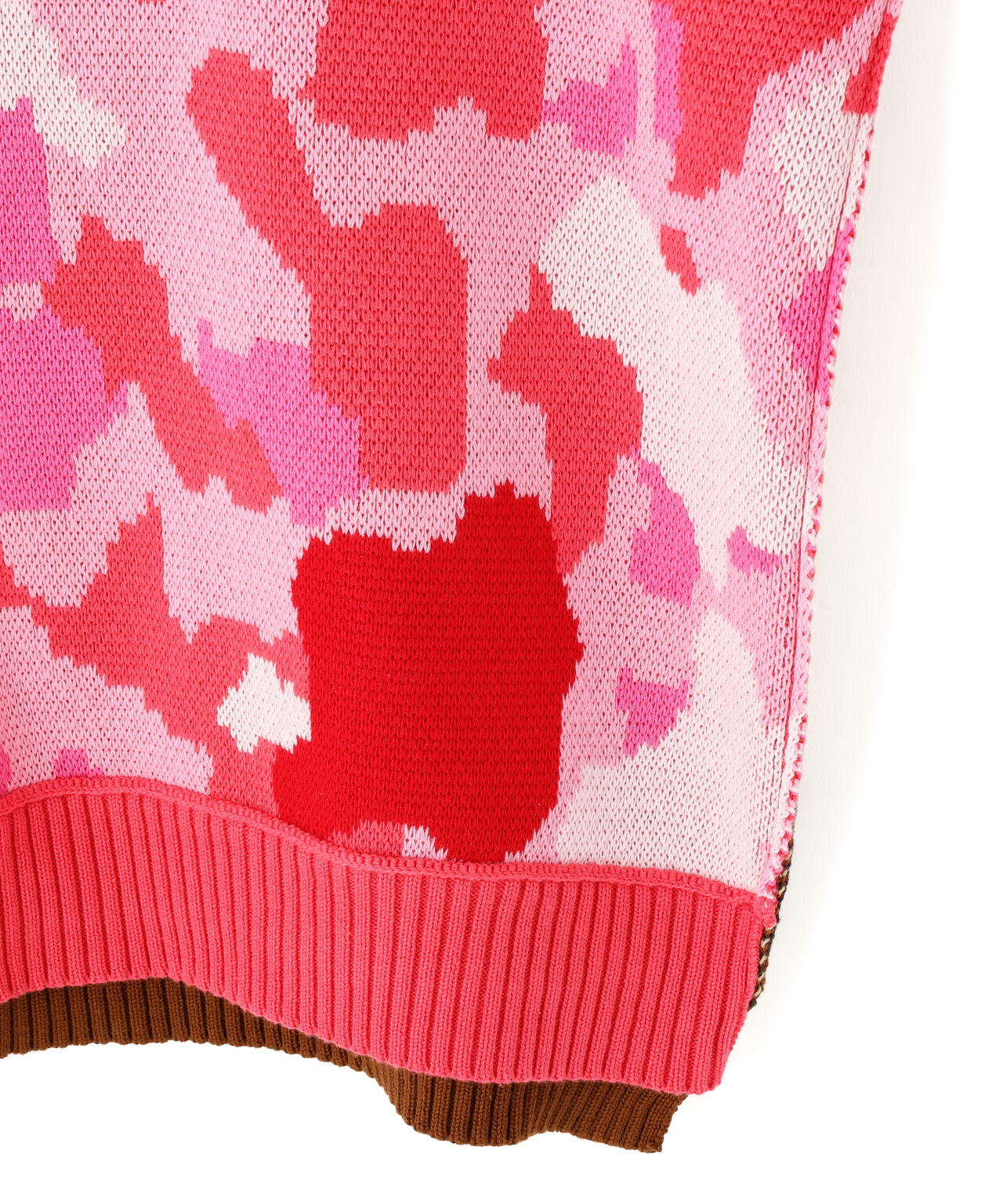 WHITELAND/ホワイトランド/CAMO LINKING KNIT