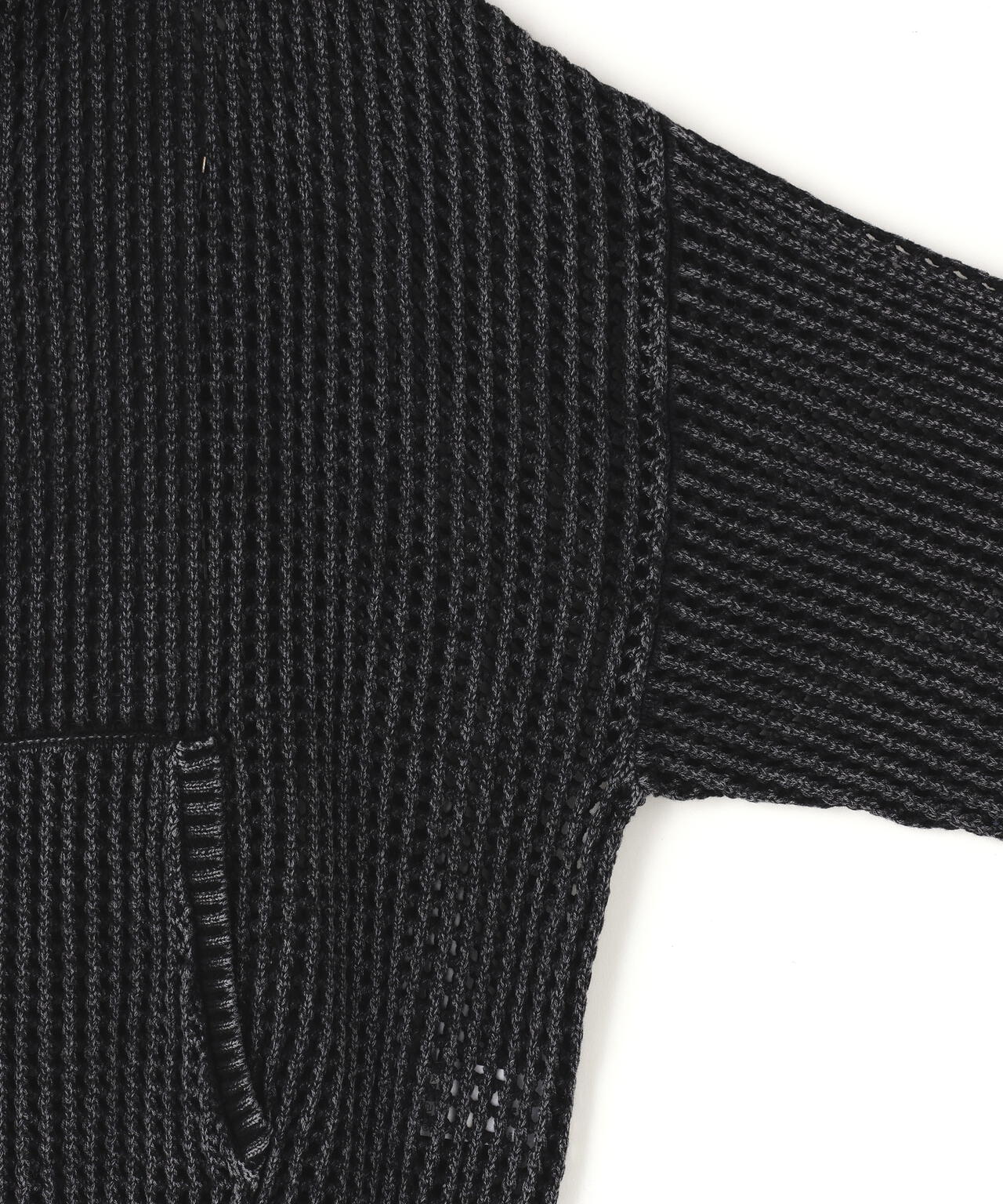 【WEB&DEPOT限定】DankeSchon/ダンケシェーン/CHEMICAL MESH KNIT ZIP HOODIE