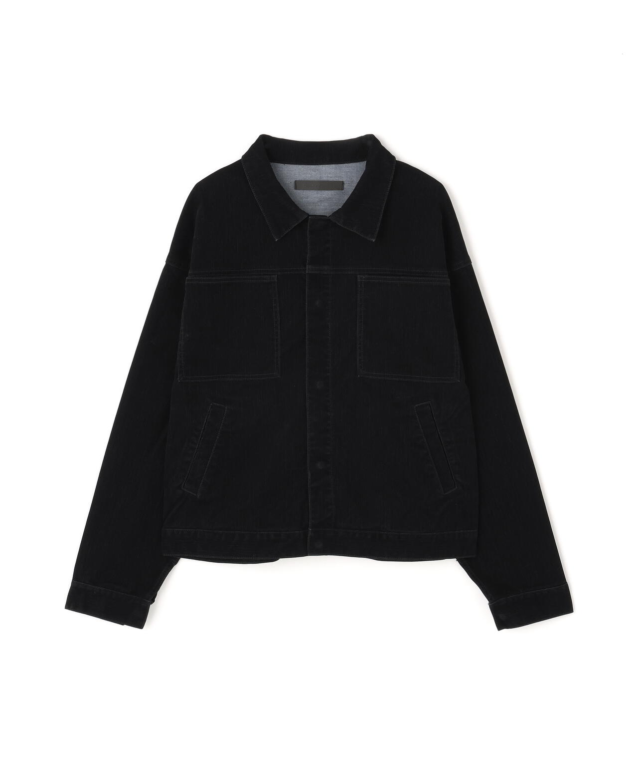DankeSchon/ダンケシェーン/FLOCKY DENIM SHORT JACKET