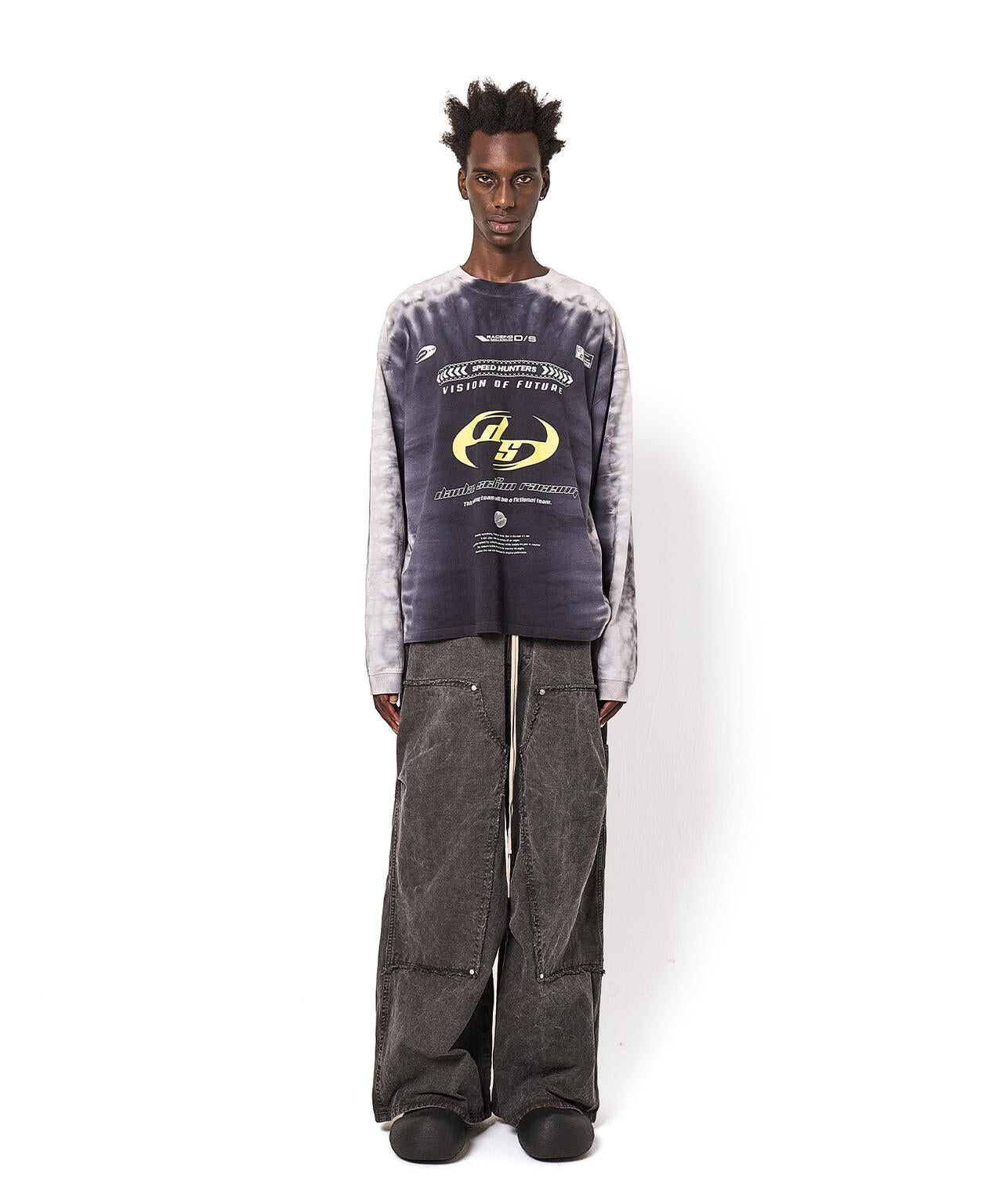 DankeSchon/ダンケシェーン/PIGMENT TWILL W-KNEE PANTS