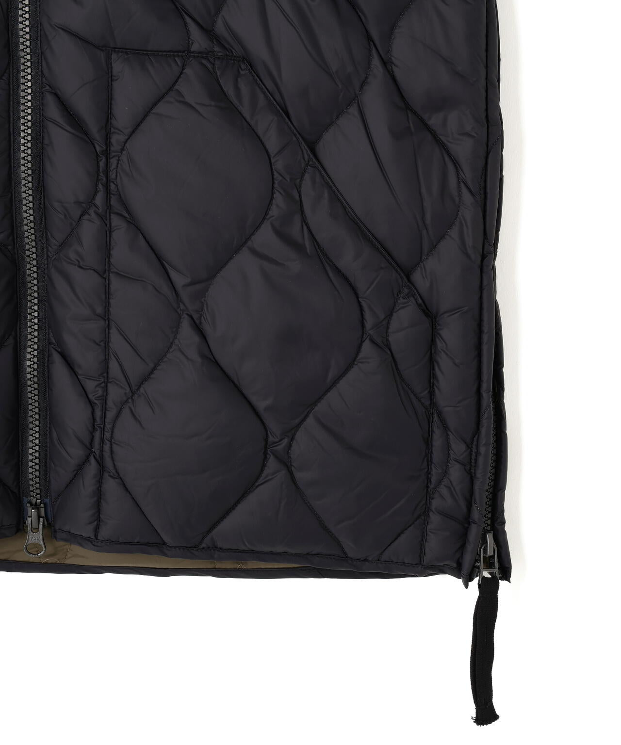 TAION/タイオン/MILITARY HI NECK KNIT+DOWN JACKET SOFT SHELL【WOMEN】