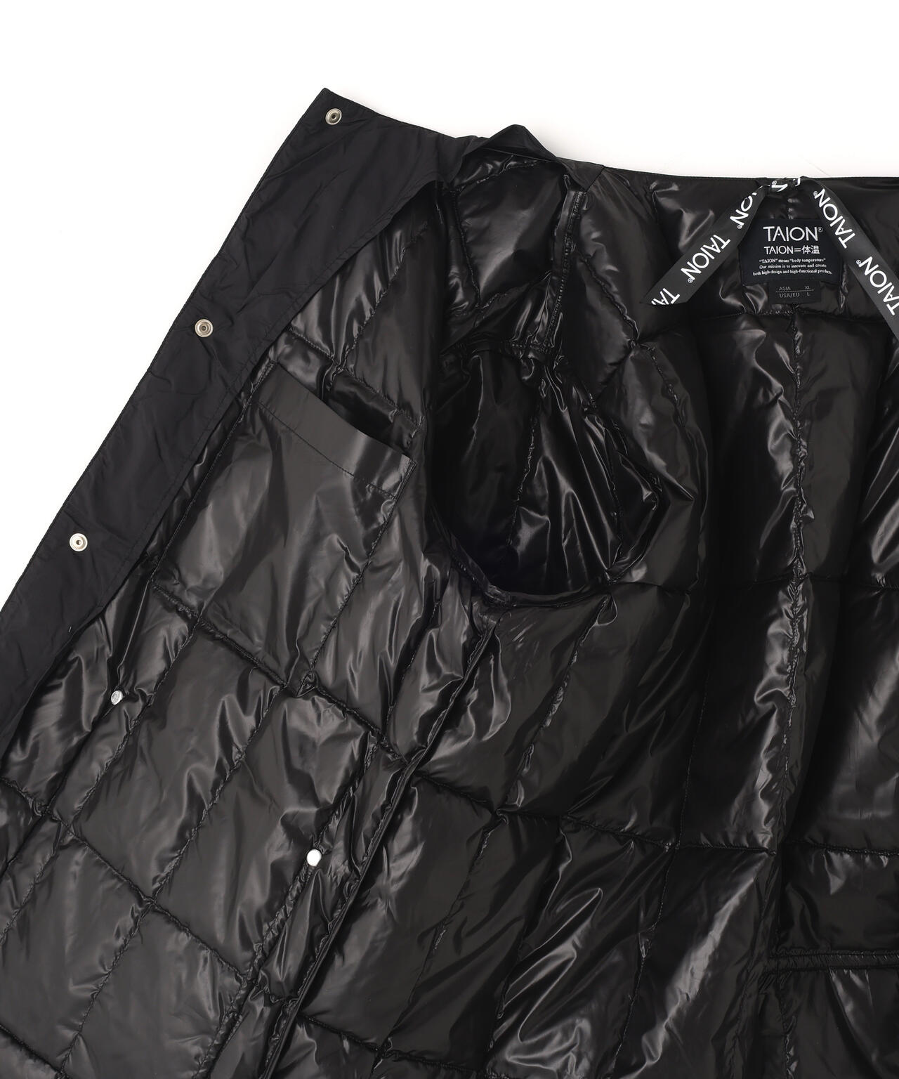 TAION/タイオン/WORK CREW NECK DOWN JACKET【UNISEX】