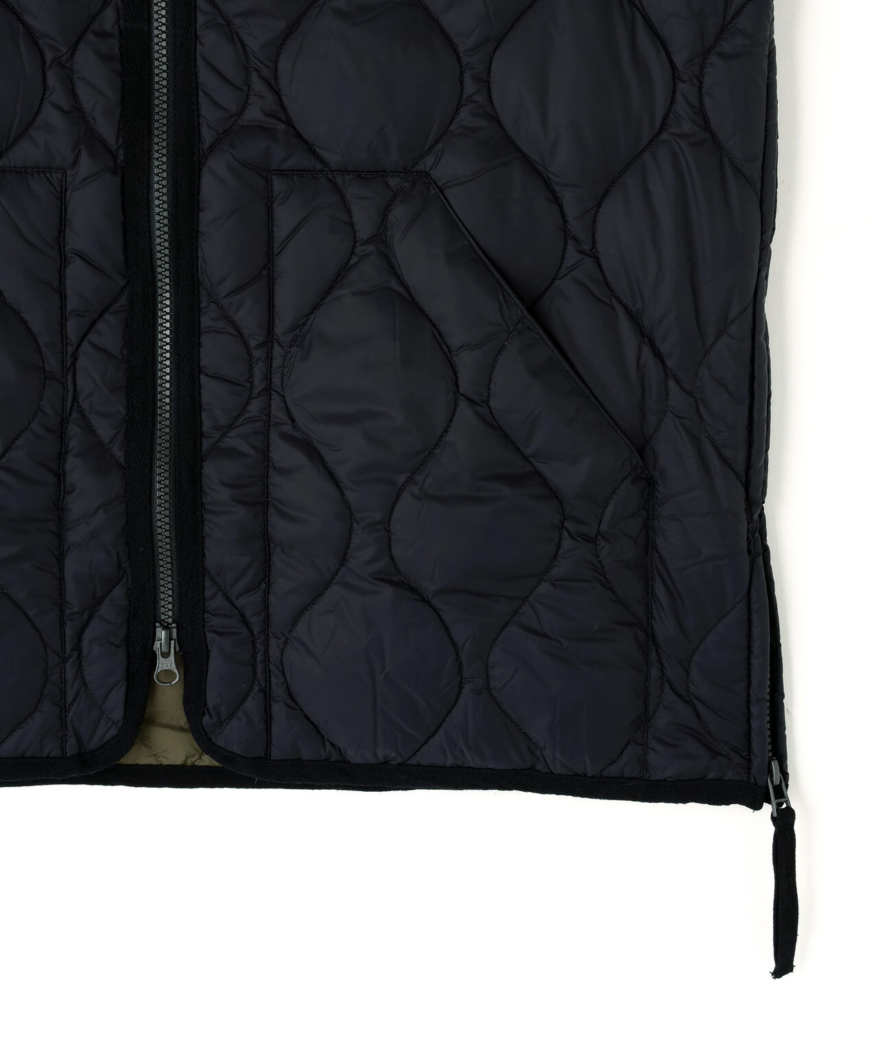 TAION/タイオン/MILITARY V NECK W-ZIP DOWN VEST【WOMEN】