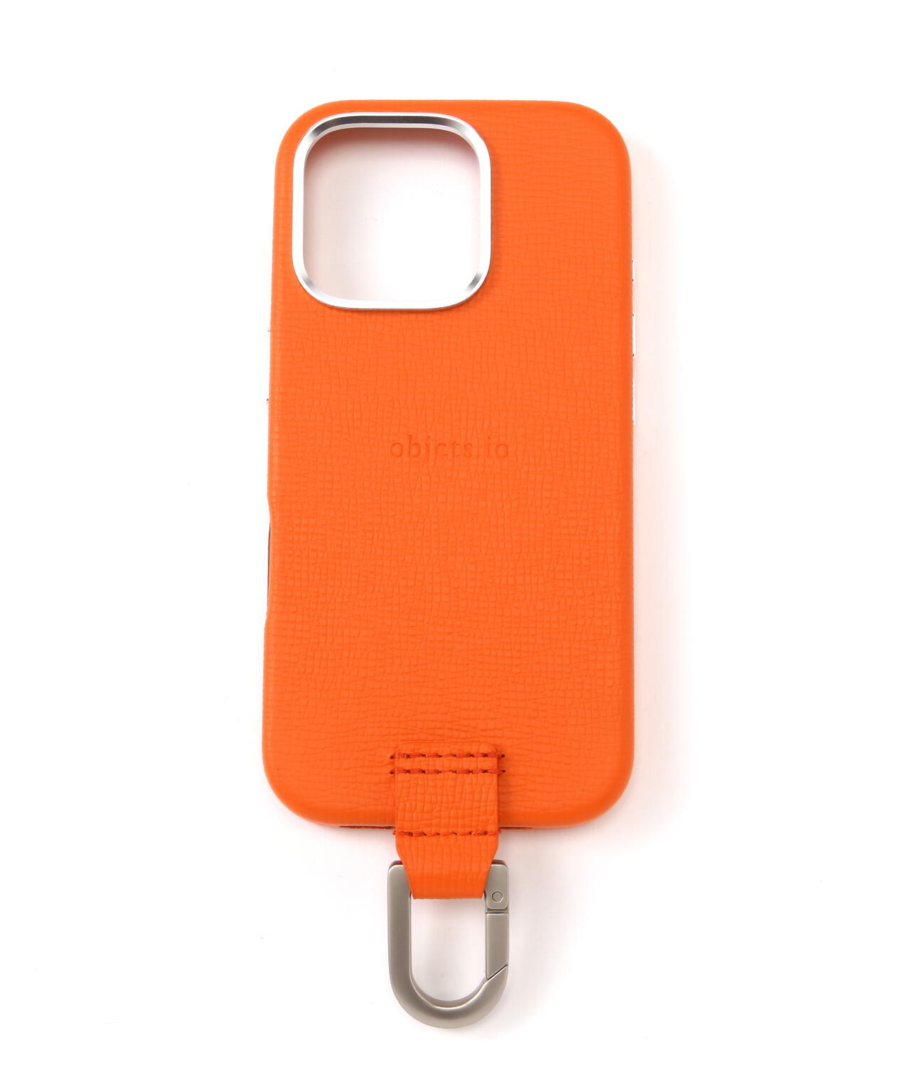 objcts.io/オブジェクツアイオー/iPhone CARABINER LEATHER CASE - iPhone16 Pro