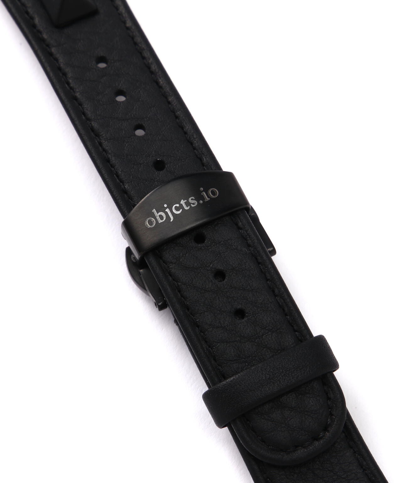 objcts.io/オブジェクツアイオー/LEATHER HYBRID BAND STUDS - Apple Watch
