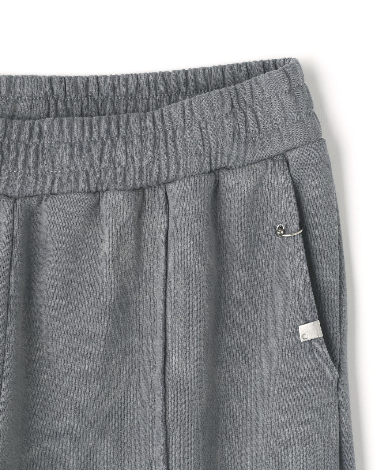 UNKNOWNLONDON/アンノウンロンドン/Dagger Cross Leather Patch Baggy Jogger Patns