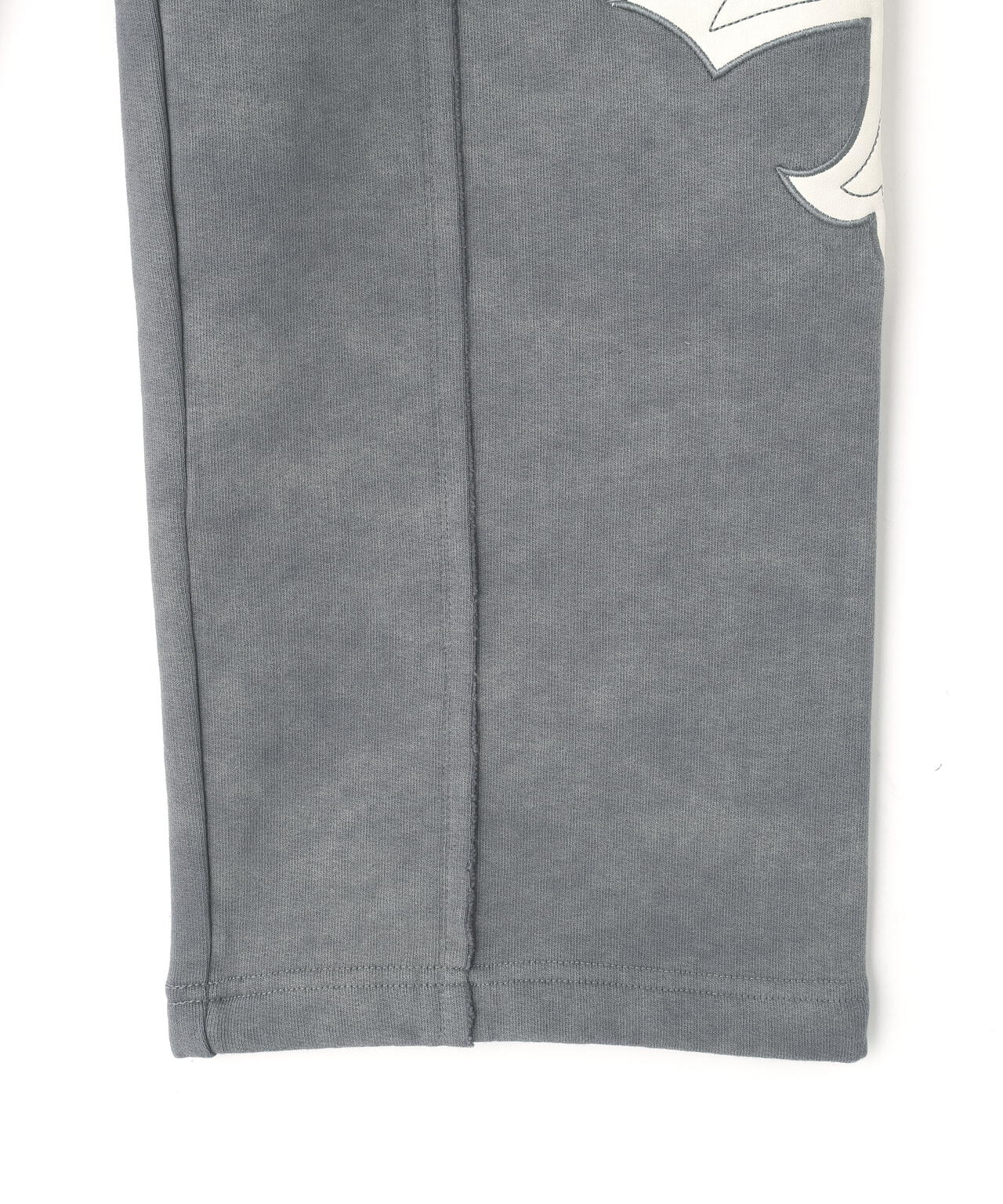 UNKNOWNLONDON/アンノウンロンドン/Dagger Cross Leather Patch Baggy Jogger Patns