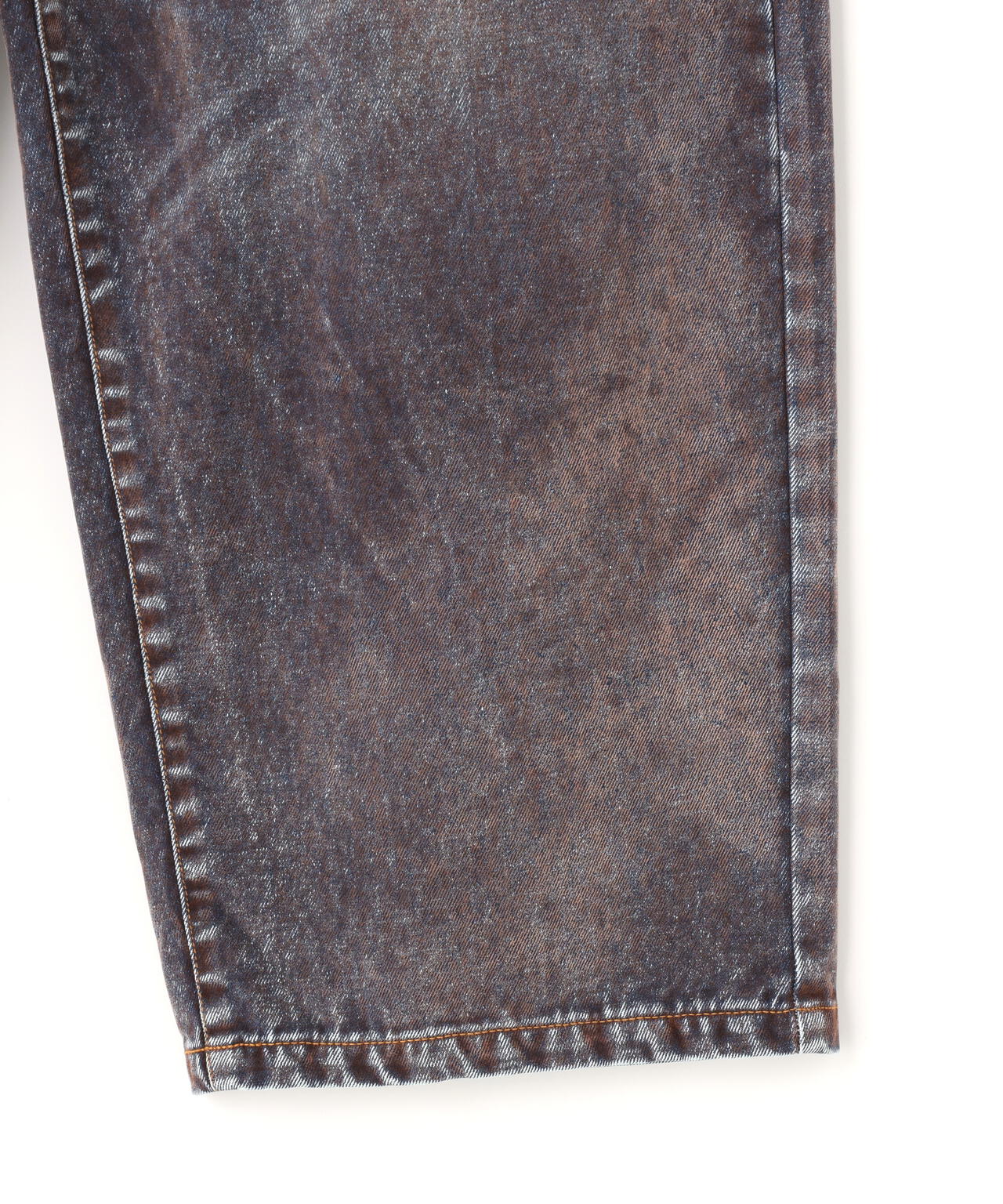 WHITELAND/ホワイトランド/FLOCKY WIDE DENIM PANTS