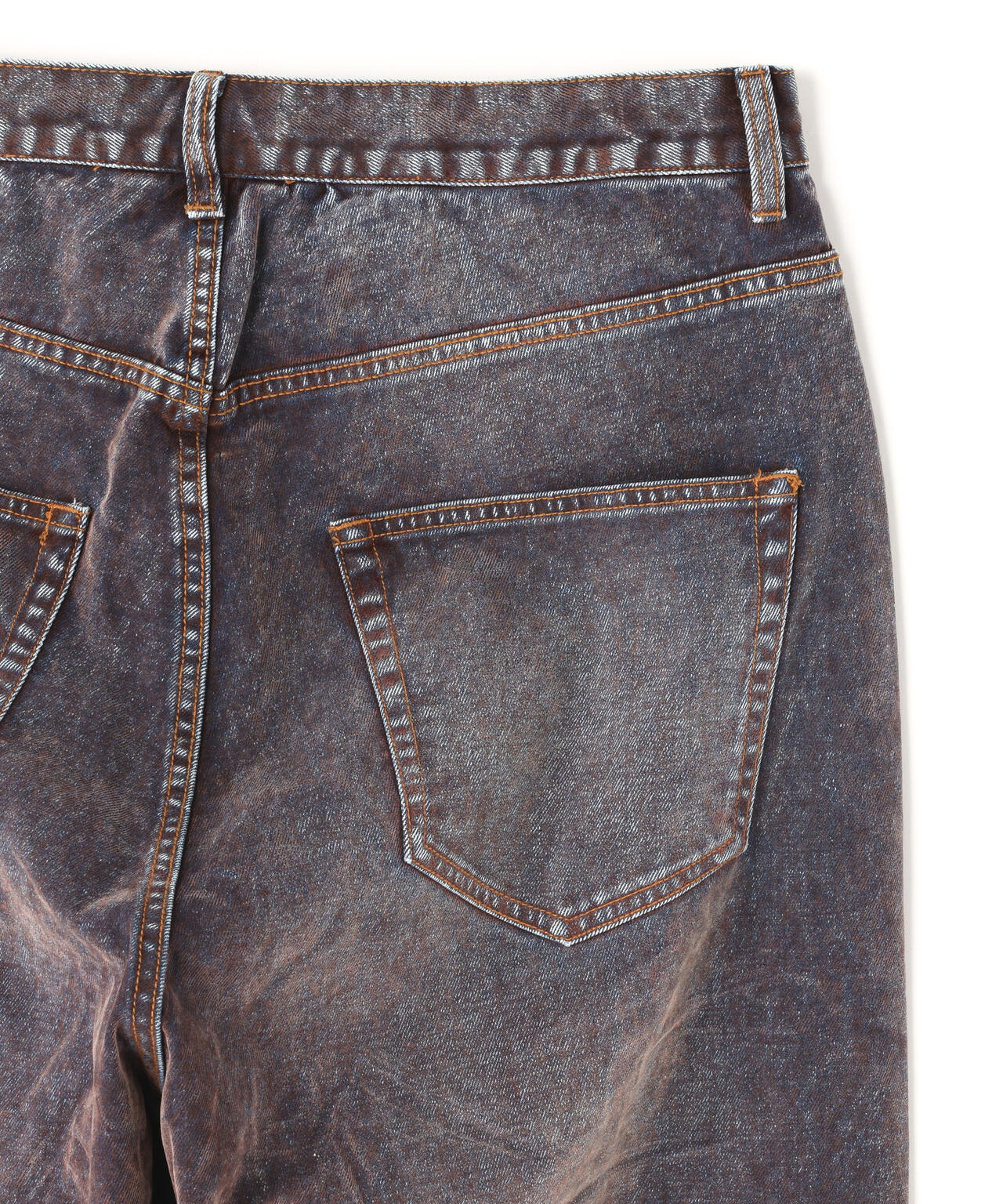 WHITELAND/ホワイトランド/FLOCKY WIDE DENIM PANTS