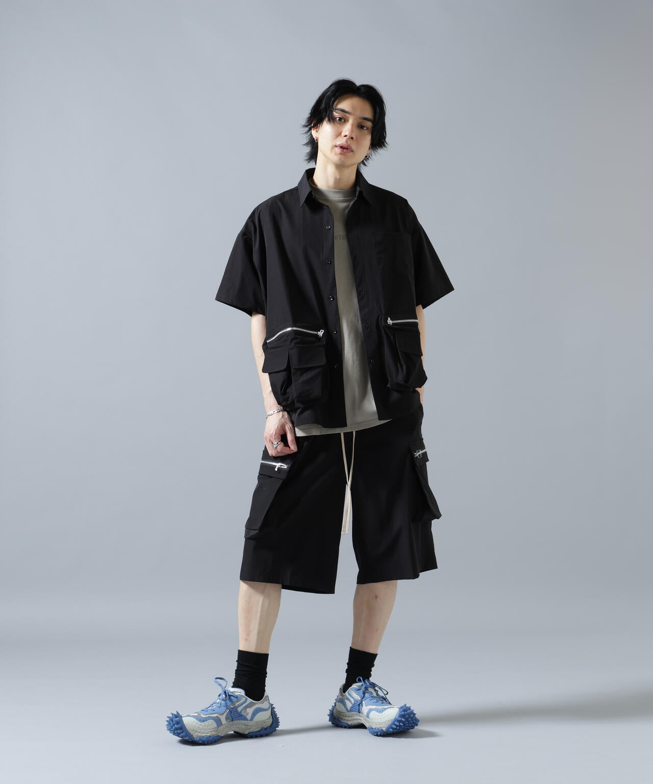 【WEB&DEPOT限定】DankeSchon/ダンケシェーン/PTWILL ZIP CARGO SHORTS