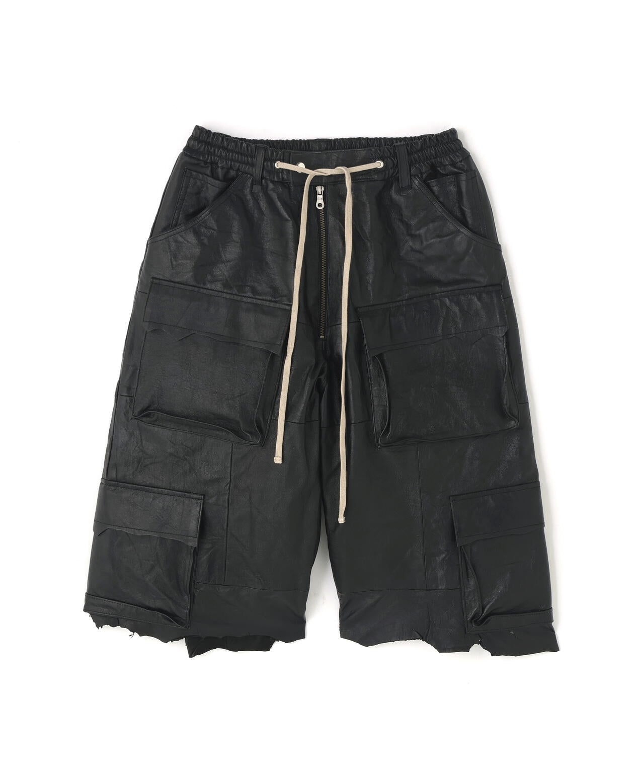 DankeSchon/ダンケシェーン/REPRO-LEATHER CARGO SHORTS
