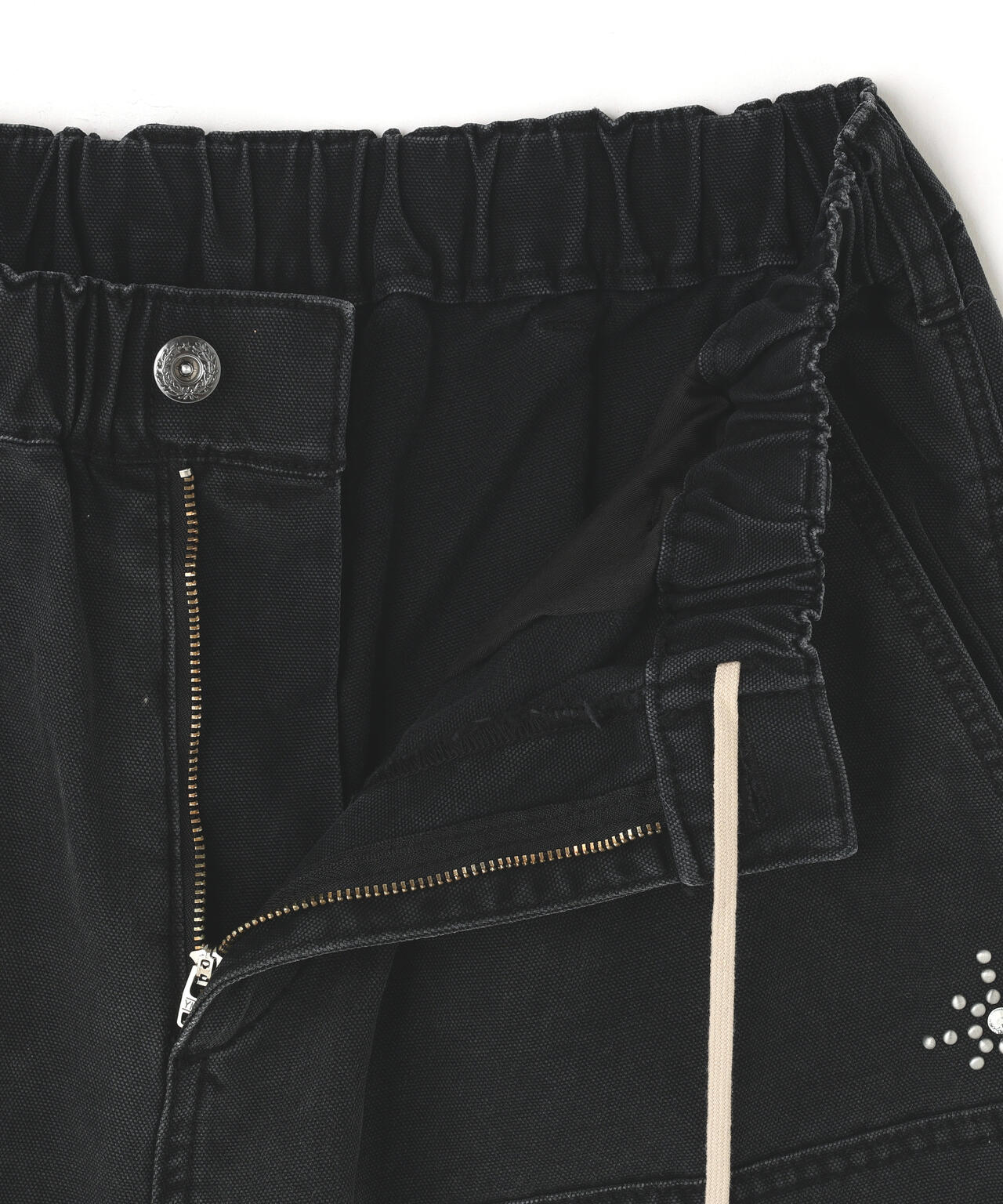 DankeSchon/ダンケシェーン/STUDS W-KNEE DUCK SHORTS
