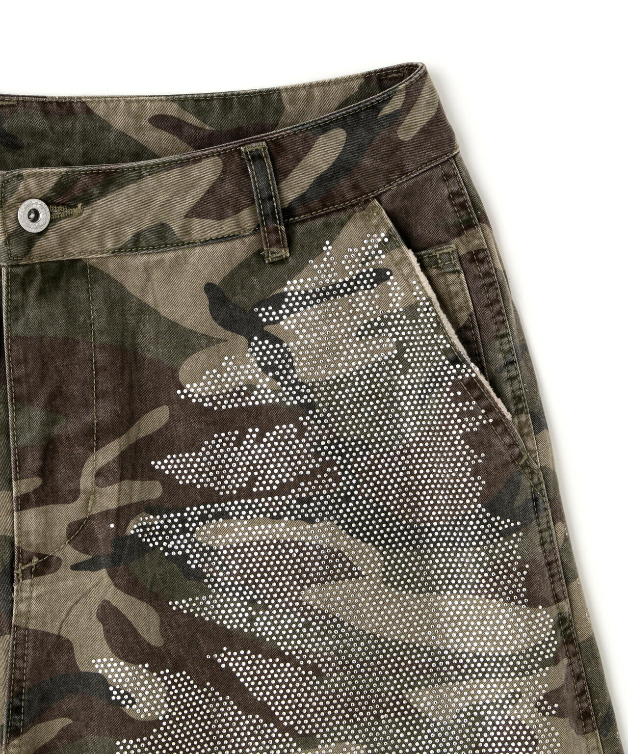 DankeSchon/ダンケシェーン/BAGGY SHORTS/CAMO SWARO