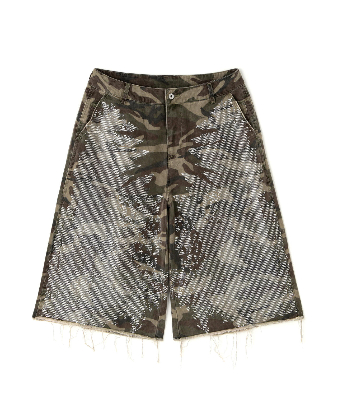 DankeSchon/ダンケシェーン/BAGGY SHORTS/CAMO SWARO