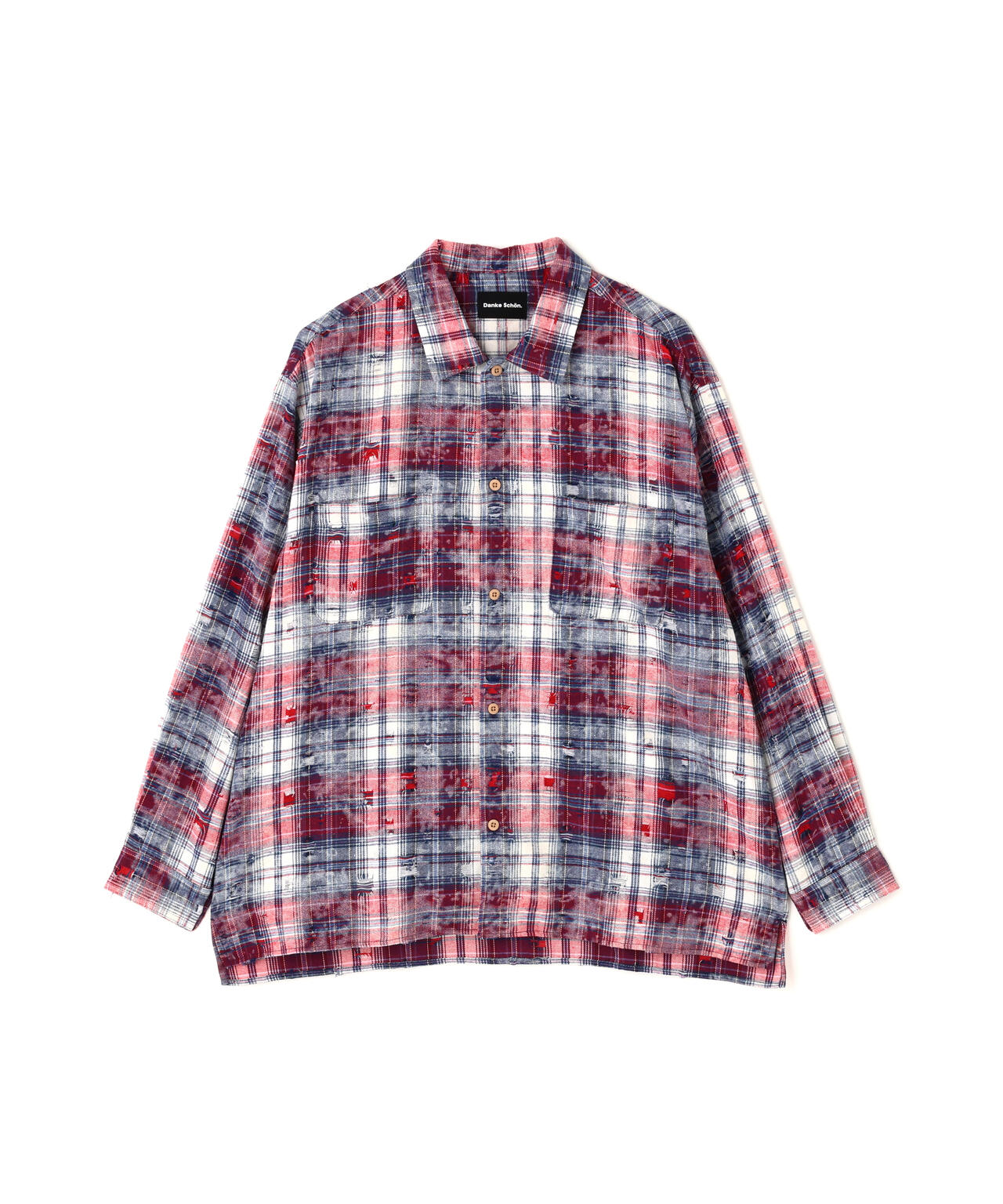 【WEB&DEPOT限定】DankeSchon/ダンケシェーン/DAMAGE WORK SHIRTS