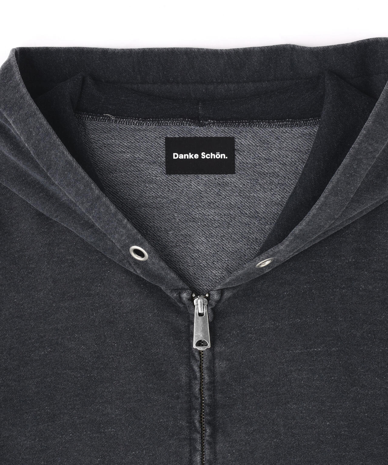 【WEB&DEPOT限定】DankeSchon/ダンケシェーン/STUDS SWEAT ZIP HOODIE