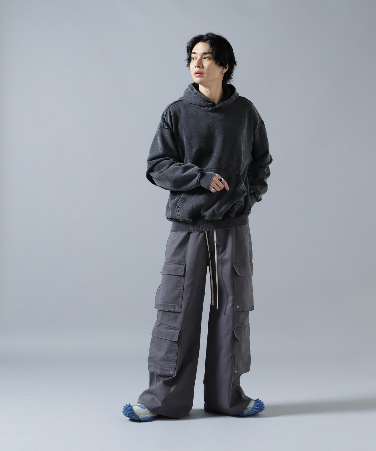 【WEB&DEPOT限定】DankeSchon/ダンケシェーン/LAYYERED HOODIE
