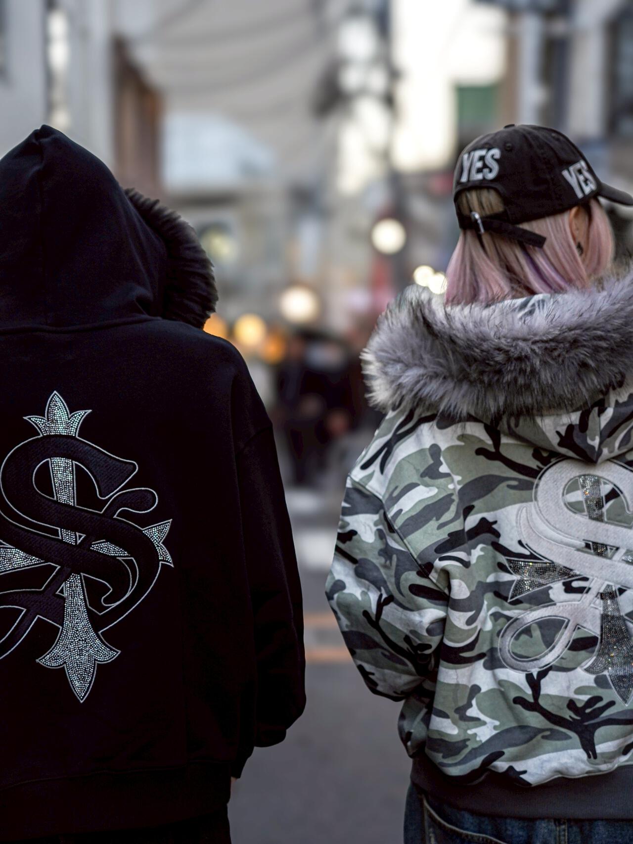 SUPPLIER/サプライヤー/【LHP EXCLUSIVE】FAUX FUR CROPPED CROSS ZIP HOODIE