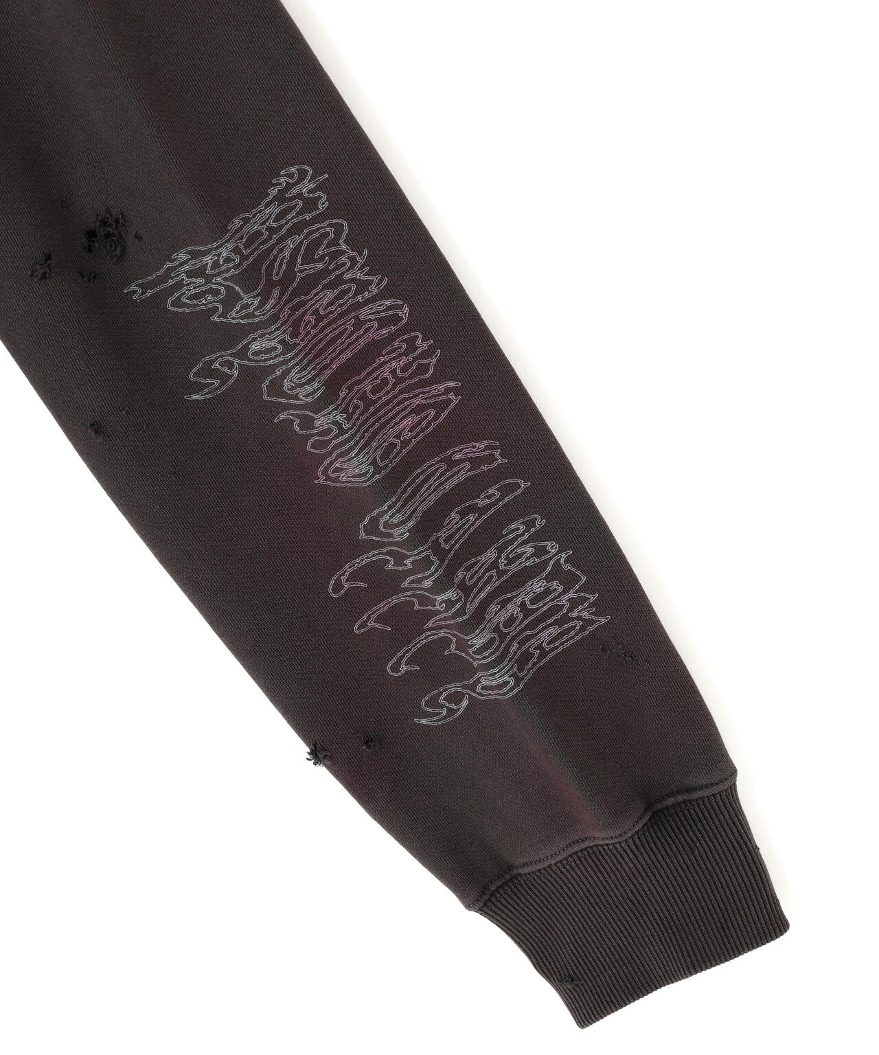 emary/エメリー/Damaged Psycho candy hoodie
