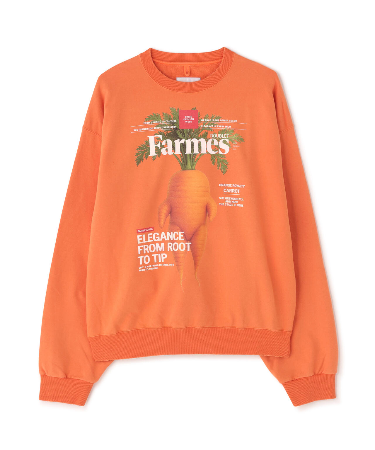 doublet/ダブレット/FARMES MAGAZINE COVER SWEAT SHIRT