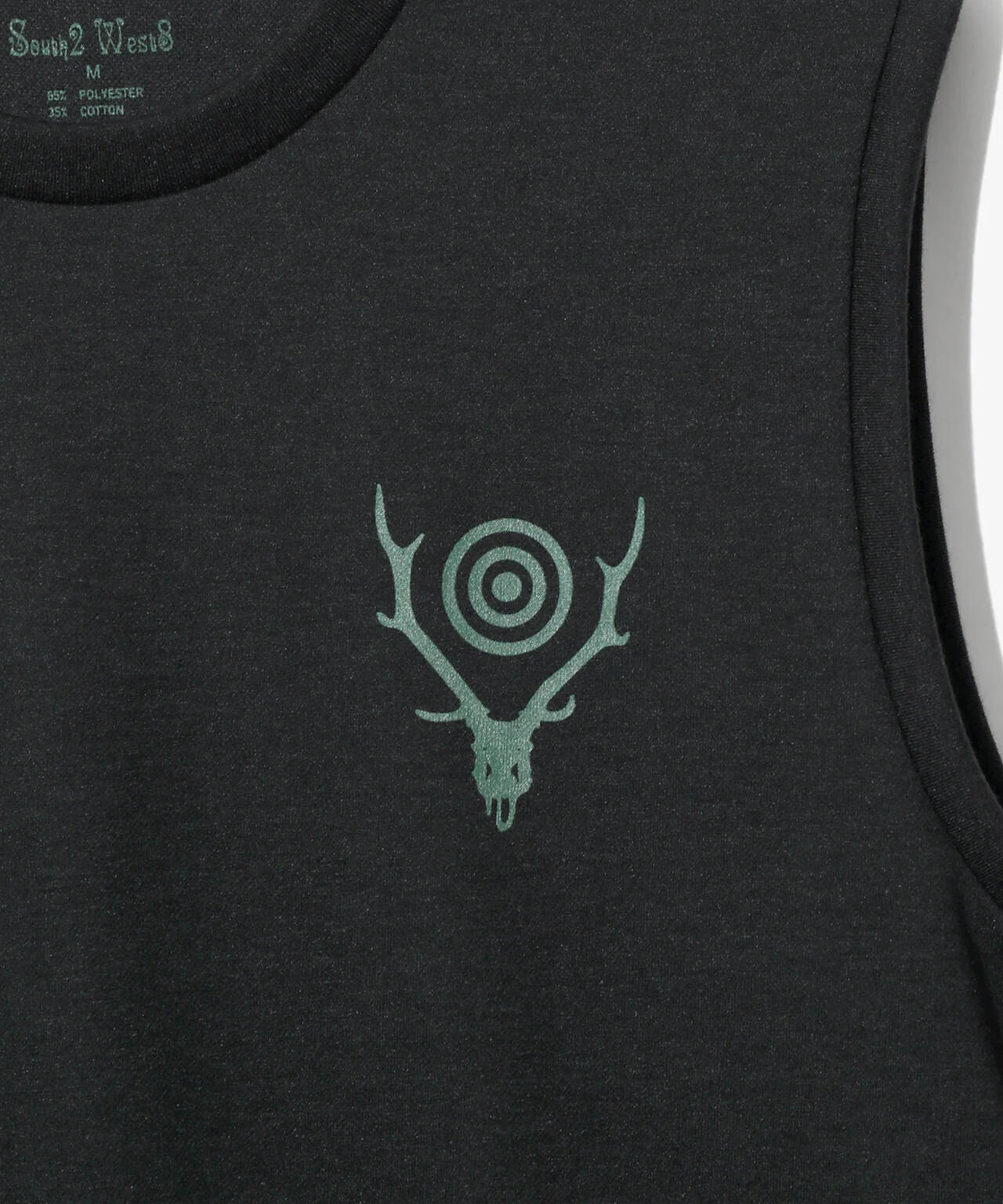 SOUTH2 WEST8/サウスツーウェストエイト/SLEEVELESS CREW NECK TEE - SKULL&TARGET