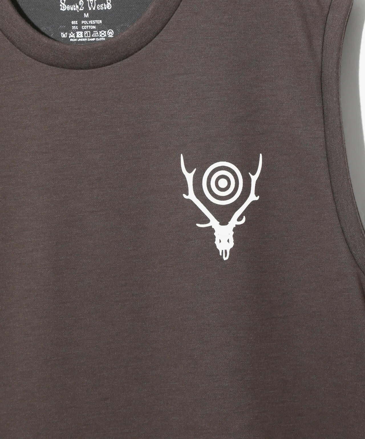 SOUTH2 WEST8/サウスツーウェストエイト/SLEEVELESS CREW NECK TEE - SKULL&TARGET