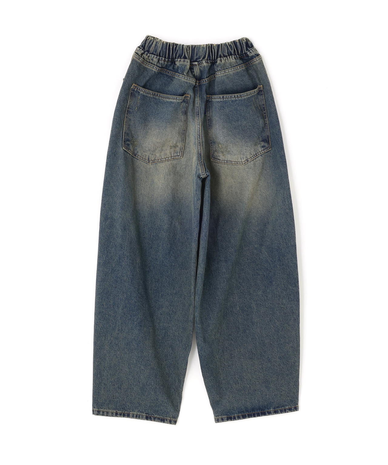 SIS/エスアイエス/Washed Wide Denim Pants