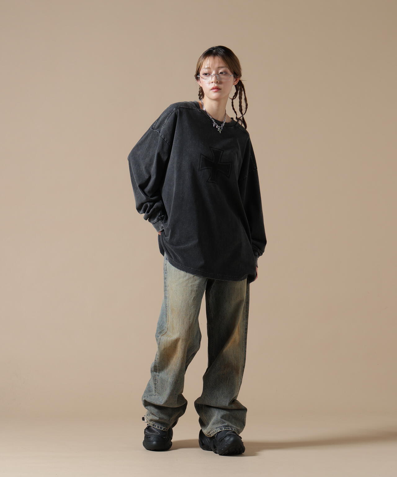 SIS/エスアイエス/Flare Denim Pants