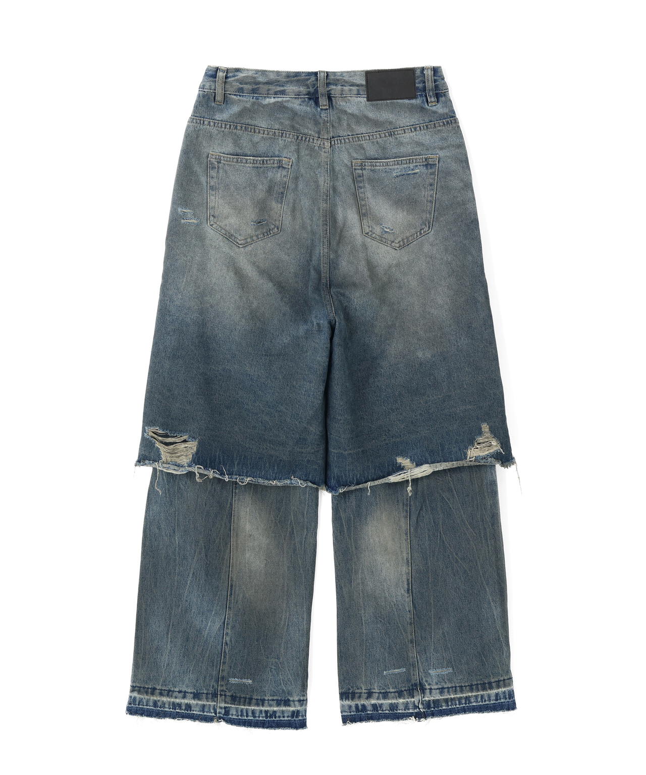 MAVYTH/メヴィス/LAYERED DENIM PANTS