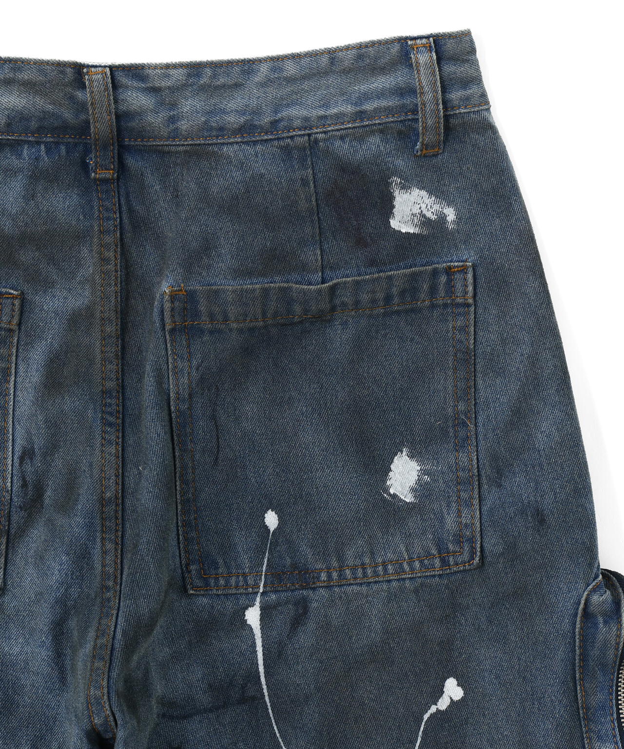 MAVYTH/メヴィス/PAINTED DEBIN CARGO PANTS