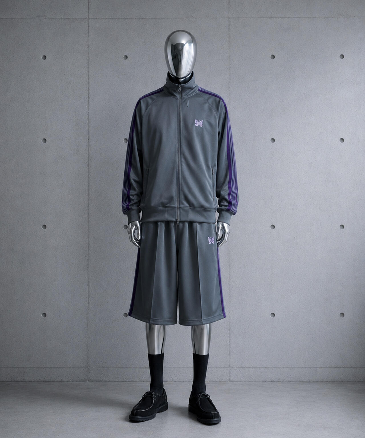 NEEDLES/ニードルズ/【LHP EXCLUSIVE】H.D.TRACK PANT SHORTS - POLY SMOOTH