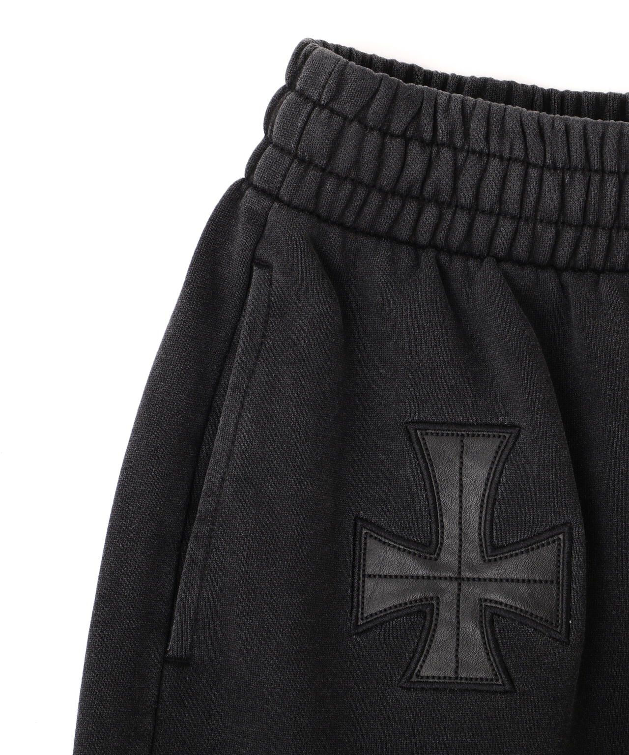 UNKNOWNLONDON/アンノウンロンドン/【LHP EXCLUSIVE】LEATHER CROSS BUGGY SHORTS