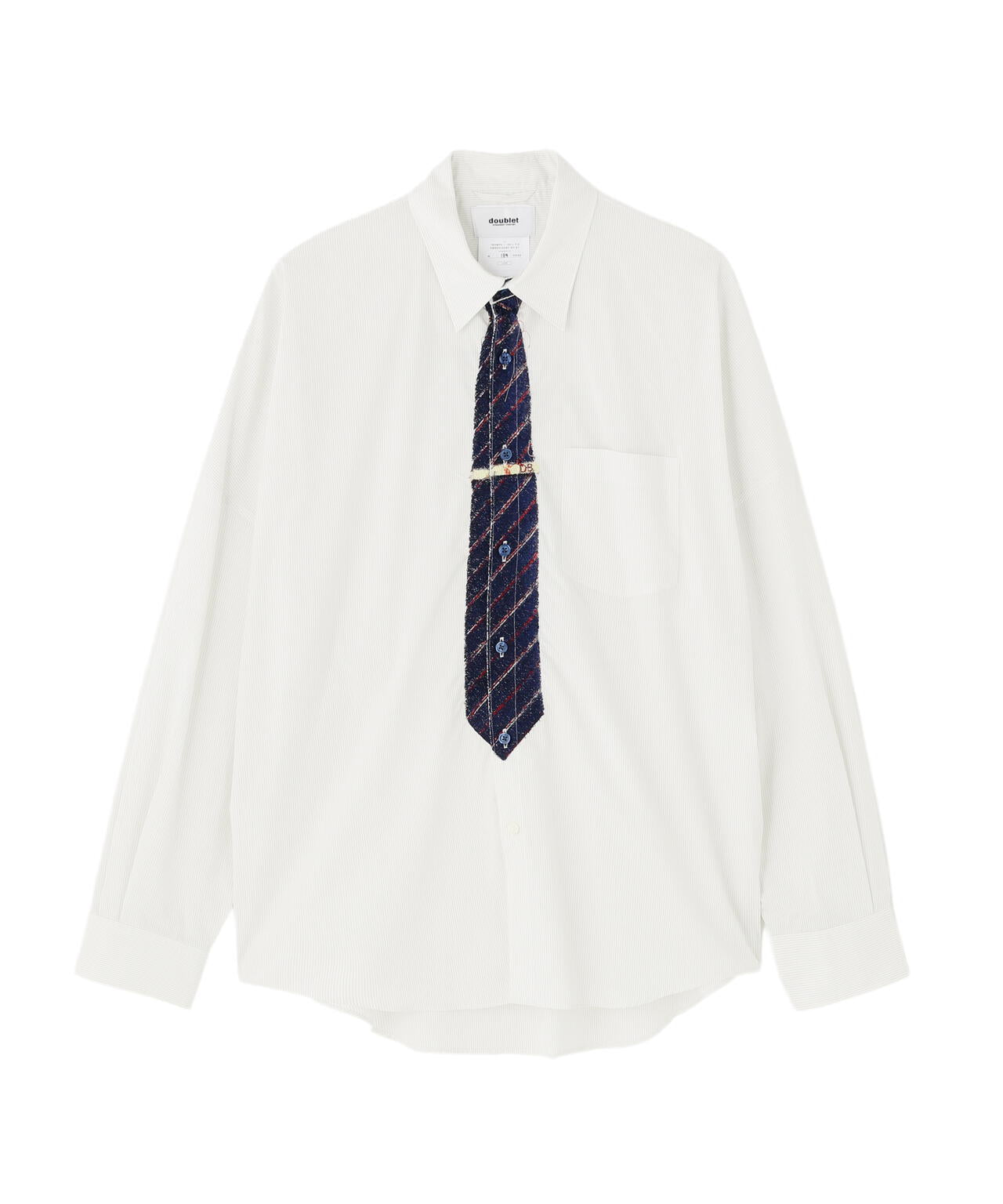 doublet/ダブレット/TROMPE L’OEIL TIE EMBROIDERY SHIRT
