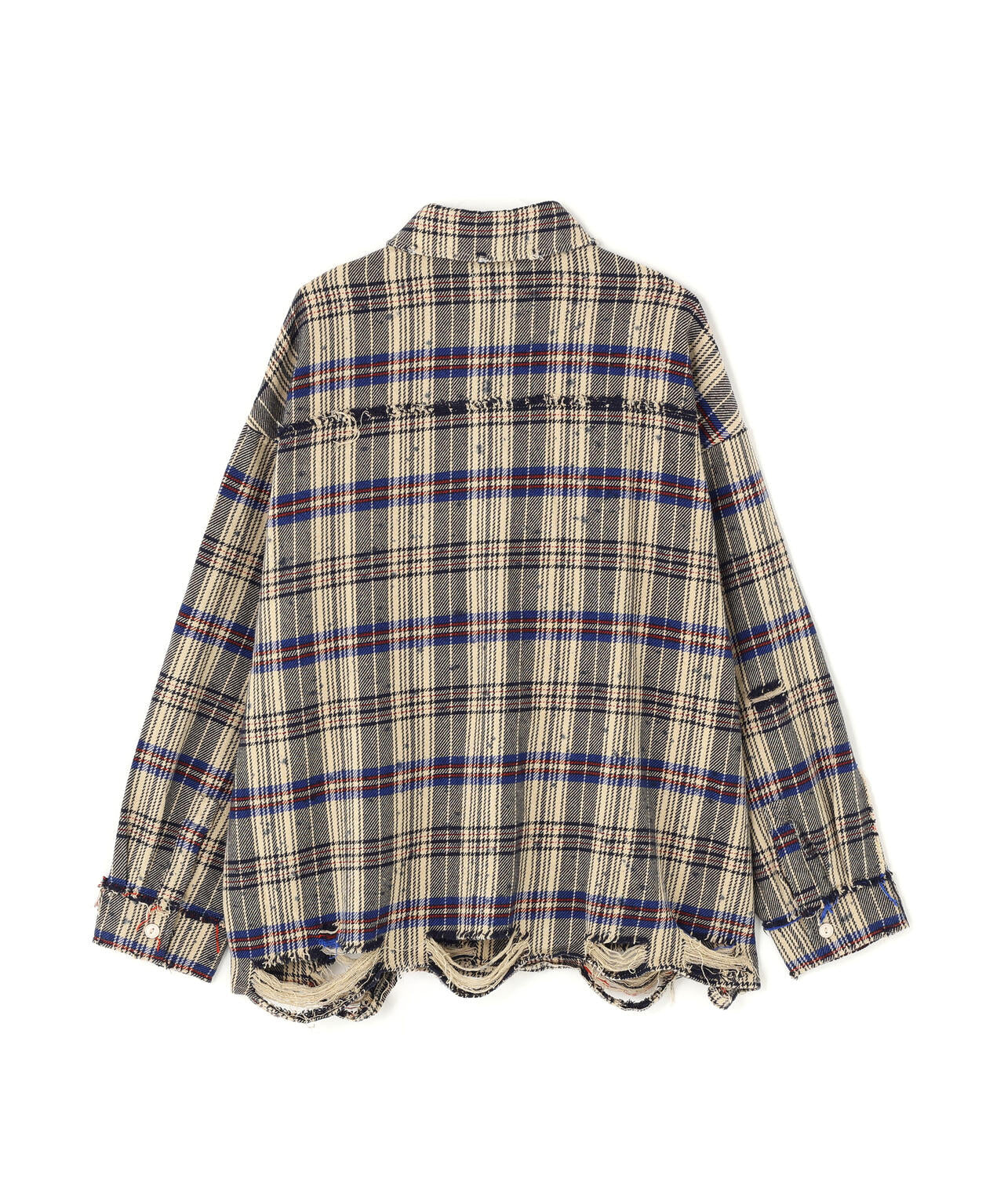 【WEB&DEPOT限定】DankeSchon/ダンケシェーン/FLANNEL DAMAGE SHIRTS