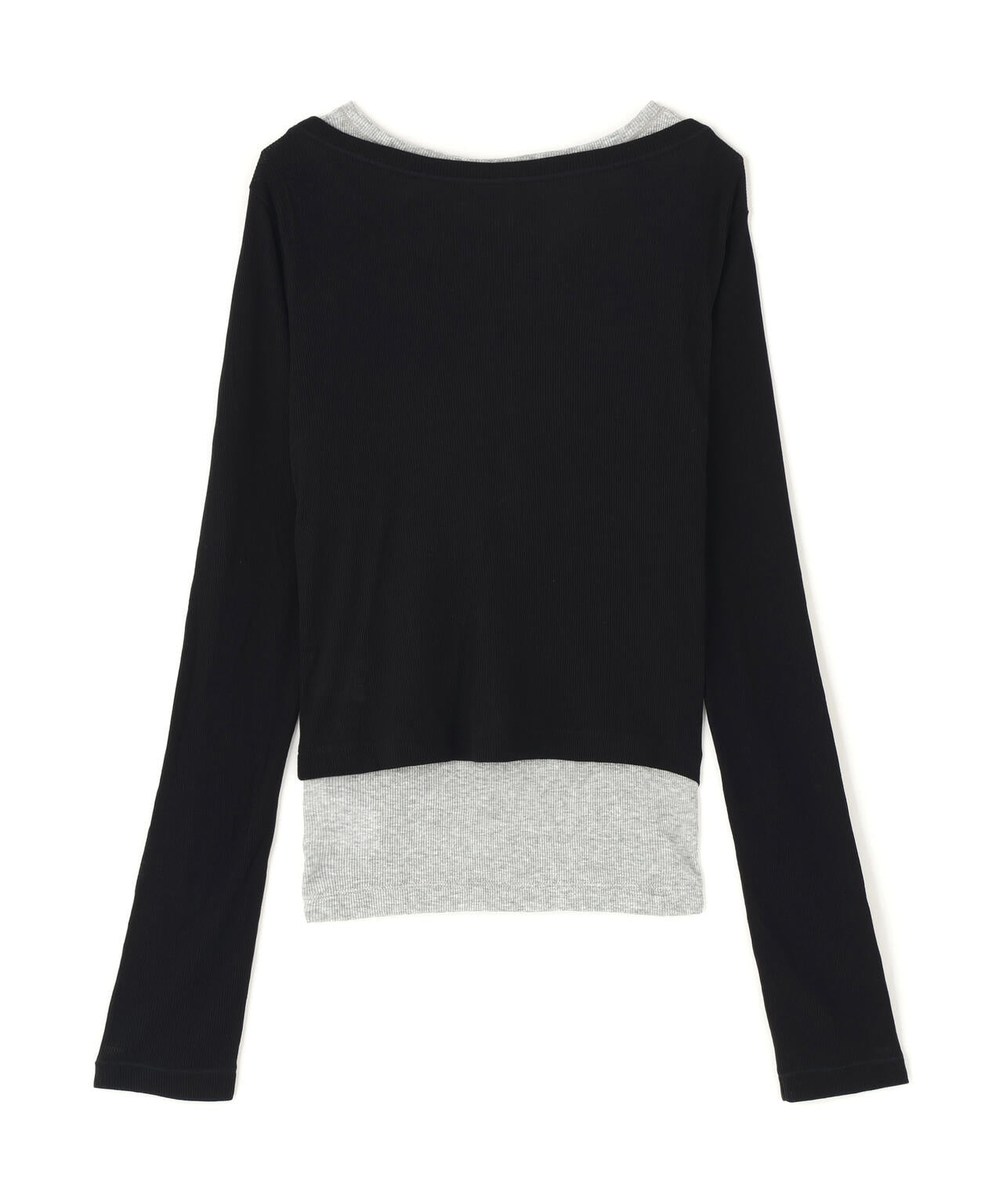 CLANE/クラネ/CURVED NECK LAYERED SET
