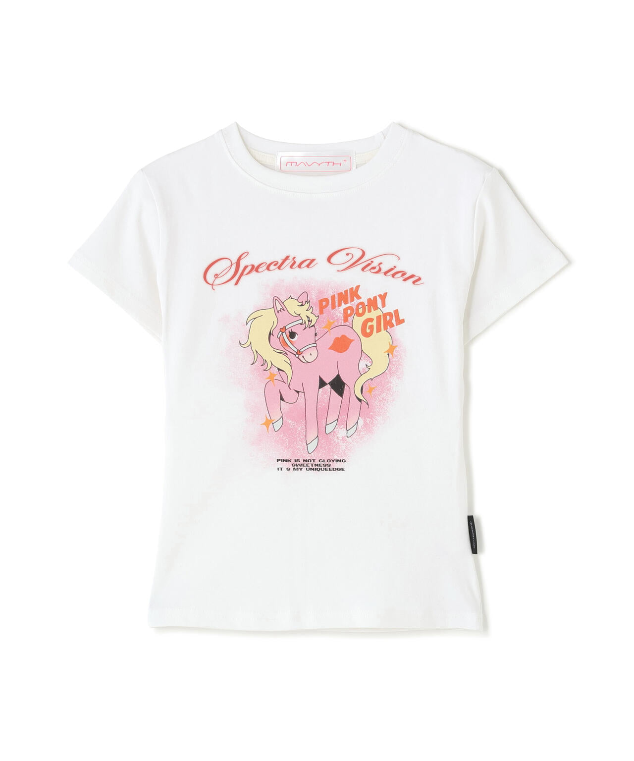MAVYTH/メヴィス/PINK PONY GIRL TEE