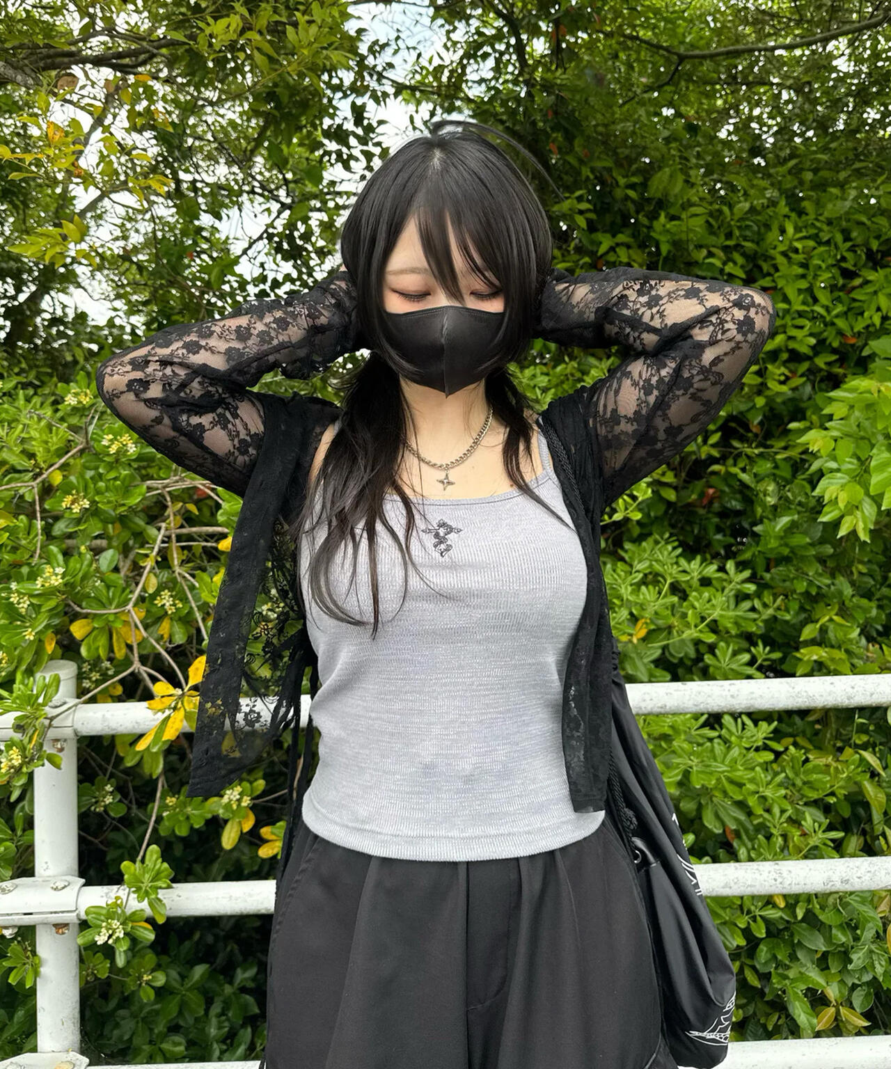 gibous/ギボス/SNAKE CROSS CAMISOLE