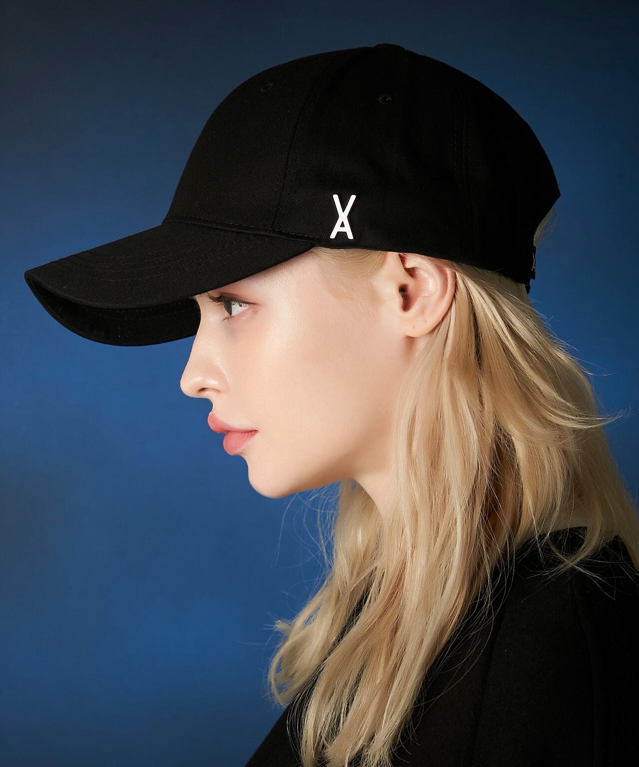 VARZAR/バザール/Stud logo over fit ball cap