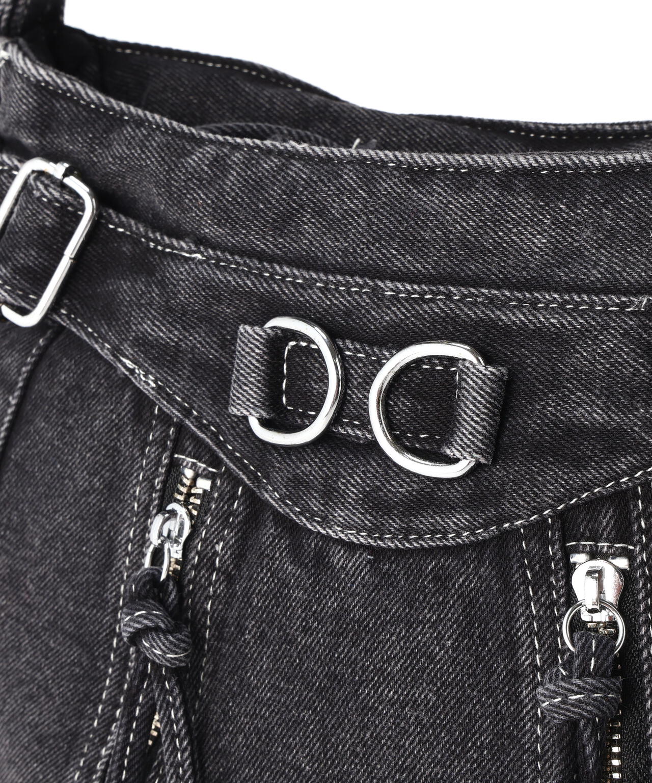 MAVYTH/メヴィス/W-ZIP DENIM SHOULDER BAG
