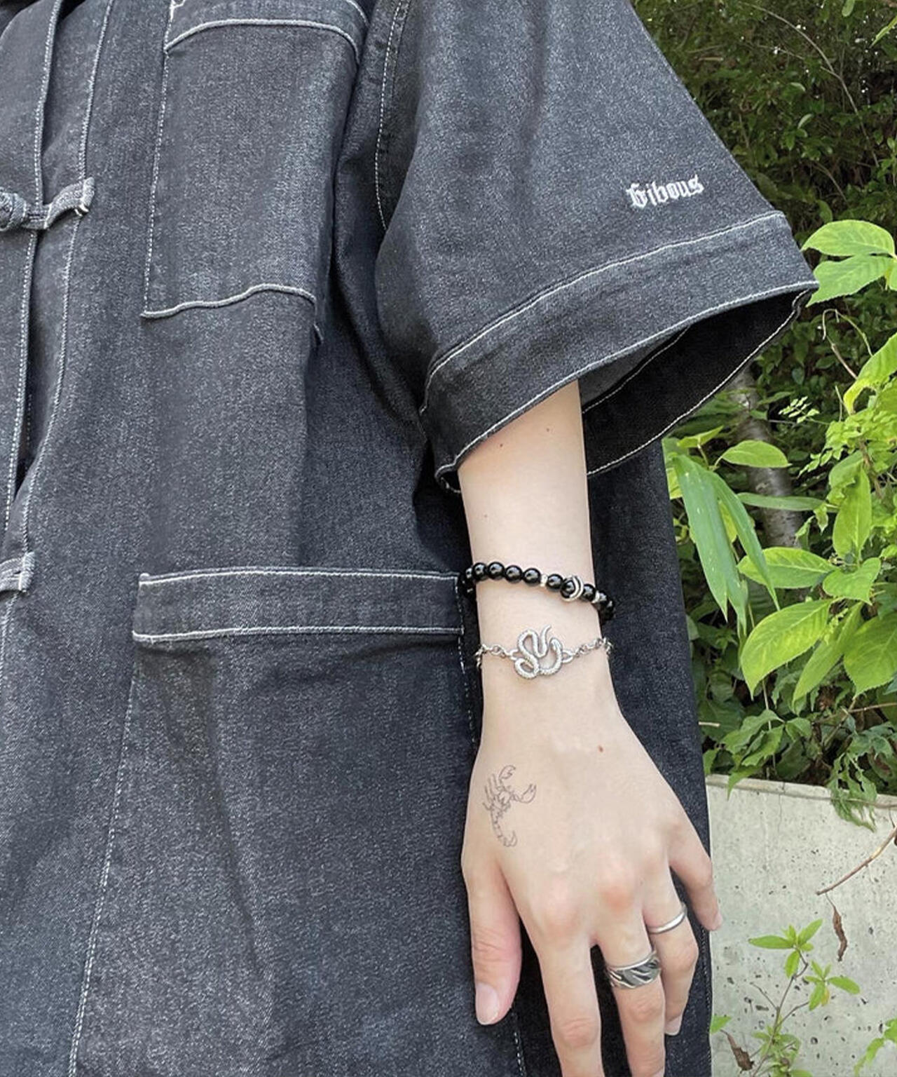 gibous/ギボス/Snake Bracelet